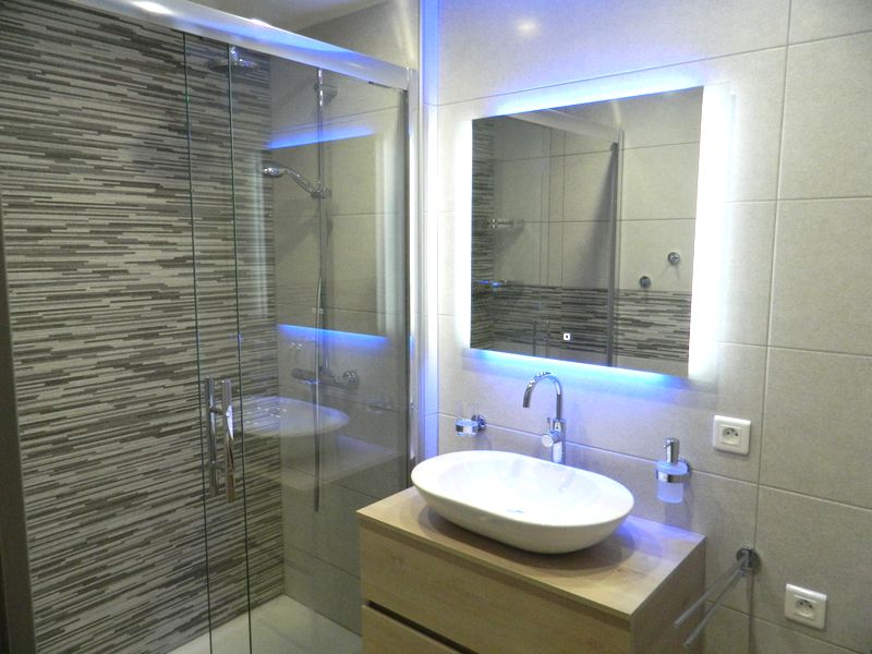 travaux salle de bains après